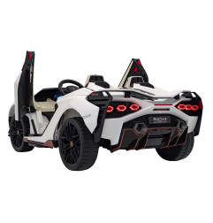 Vaikiškas Elektromobilis Lamborghini SIAN XL, baltas - 5