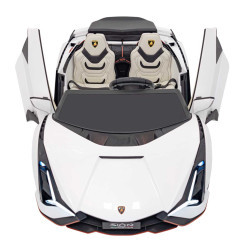 Vaikiškas Elektromobilis Lamborghini SIAN XL, baltas - 18