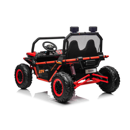 Vaikiškas Elektrinis bagis Buggy FASTER 4x4, Raudonas