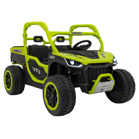 Vaikiškas Elektrinis Sunkvežimis UTV Racing, Žalias