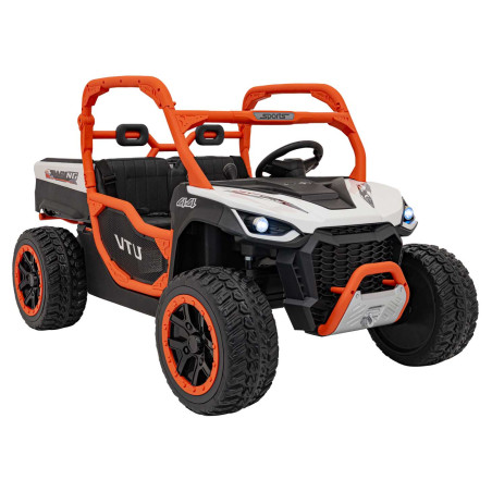 Vaikiškas Elektrinis Sunkvežimis UTV Racing, Oranžinis