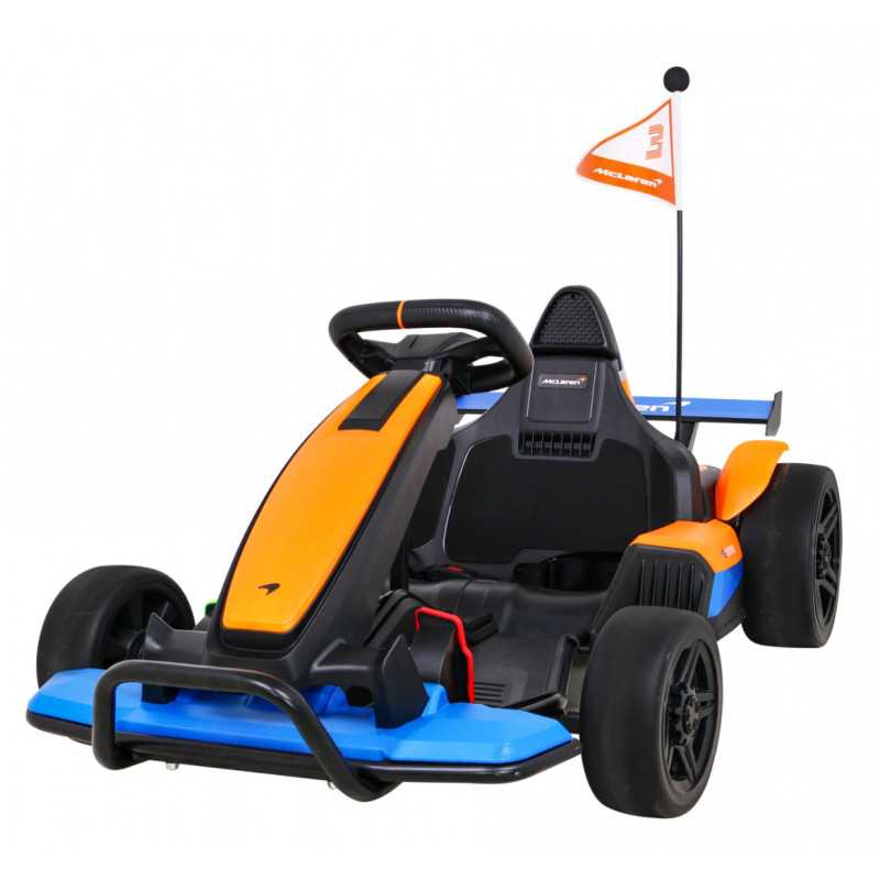 Vaikiškas Elektrinis Kartingas McLaren Drift, Oranžinis