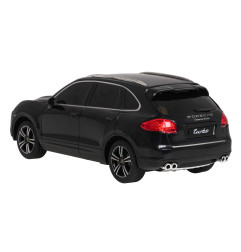 RC valdomas 1:24 Porsche Cayenne Turbo RASTAR juodas