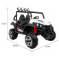 Vaikiškas Elektrinis bagis Grand Buggy 4x4 LIFT, baltas Vaikiškas Elektrinis bagis Grand Buggy 4x4 LIFT, baltas