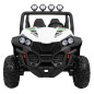 Vaikiškas Elektrinis bagis Grand Buggy 4x4 LIFT, baltas Vaikiškas Elektrinis bagis Grand Buggy 4x4 LIFT, baltas