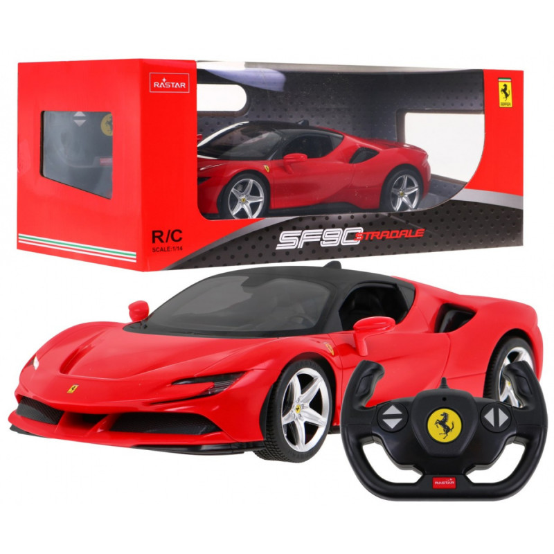 R/C valdomas automobilis Ferrari SF90 1:14 RASTAR R/C valdomas automobilis Ferrari SF90 1:14 RASTAR