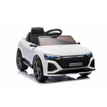 Vaikiškas Elektromobilis Audi SQ8, Baltas
