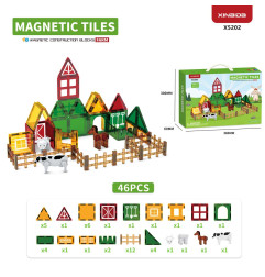 Magnetinis Konstruktorius Ūkis 46 vnt.