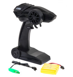 RC valdomas Vikšrinis monstras 1:18 sidabrinis