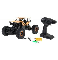 RC valdomas Vikšrinis automobilis MONSTER 1:18 Auksinis