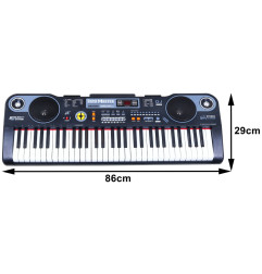 Vaikiškas sintezatorius klaviatūra pianinas MQ-860USB