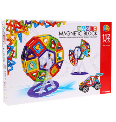 Magnetinis konstruktorius 112 detalių
