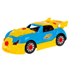 Surenkamas konstruktorius žaislinis automobilis