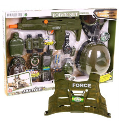 Vaikiškas karininko rinkinys ir priedai