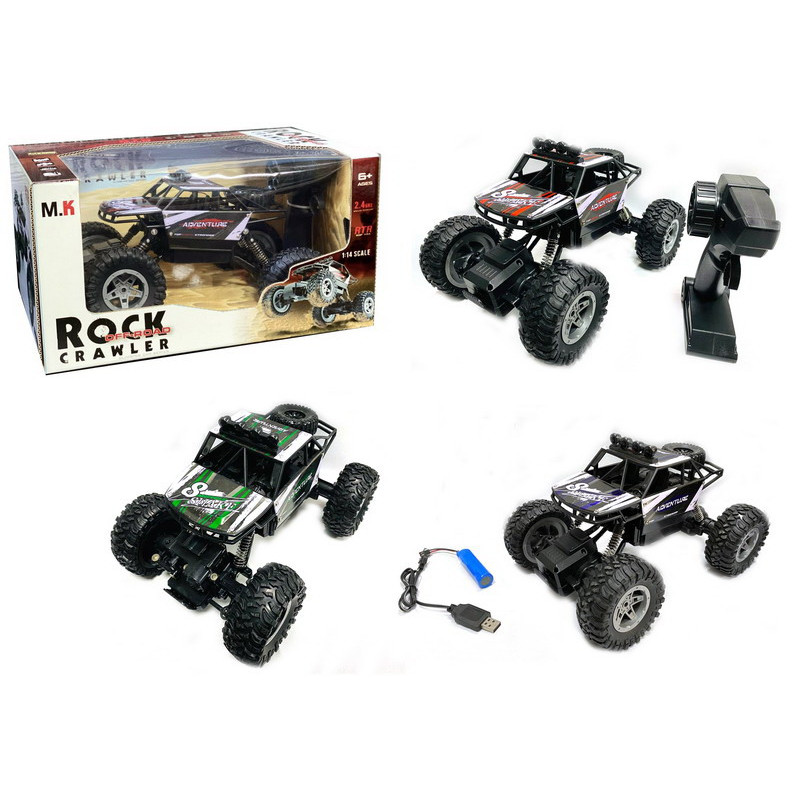 R/C valdomas Vikšrinis 1:14 Rock SHAKE žalias