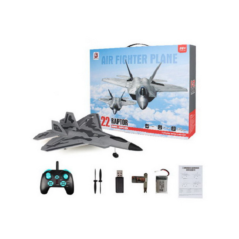 R/C valdomas RAPTOR-22 naikintuvas R/C valdomas RAPTOR-22 naikintuvas