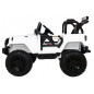 Vaikiškas Elektromobilis Jeep All Terrain, Baltas Vaikiškas Elektromobilis Jeep All Terrain, Baltas
