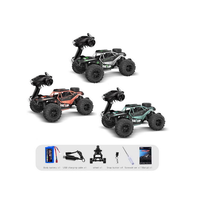 R/C valdomas vikšras GALLOP 1:16 Raudonas R/C valdomas vikšras GALLOP 1:16 Raudonas