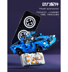 RC valdomas konstruktorius (638d.) mėlynas