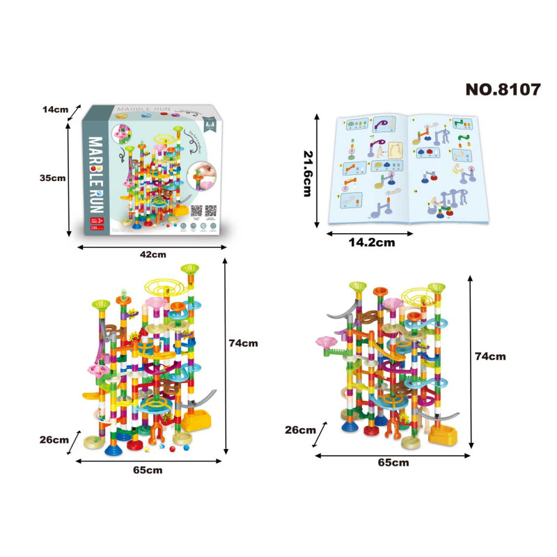 GIGA konstruktorius "Marble run" 200vnt.