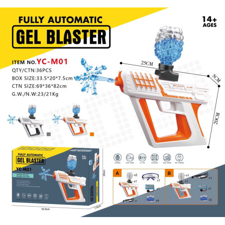 GEL BLASTER pistoletas ir priedai