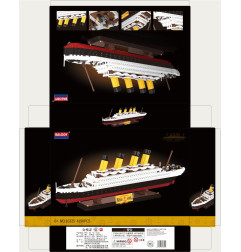 Laivas Titanikas konstruktorius 4190vnt.