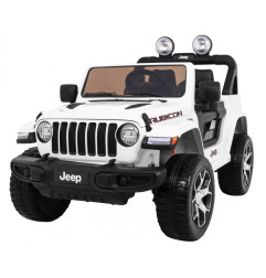 Elektromobilis Jeep Wrangler Rubicon, Baltas