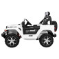 Vaikiškas Elektromobilis Jeep Wrangler Rubicon, Baltas