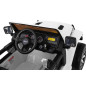 Vaikiškas Elektromobilis Jeep Wrangler Rubicon, Baltas