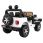 Vaikiškas Elektromobilis Jeep Wrangler Rubicon, Baltas