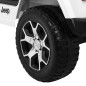 Vaikiškas Elektromobilis Jeep Wrangler Rubicon, Baltas