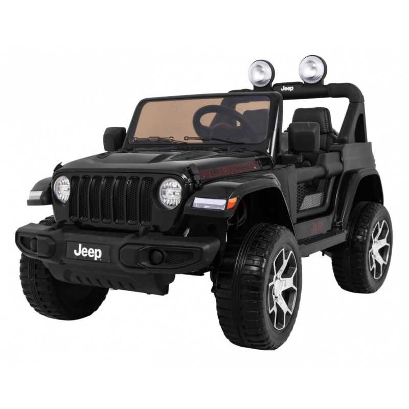 Vaikiškas Elektromobilis Jeep Wrangler Rubicon, Juodas