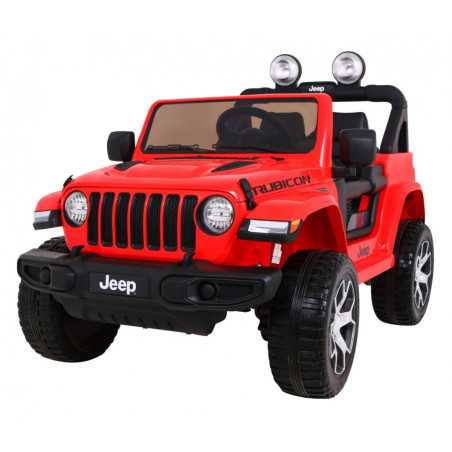 Vaikiškas Elektromobilis Jeep Wrangler Rubicon, Raudonas