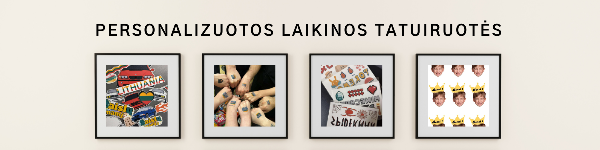 Laikinos personalizuotos tatuiruotės: kodėl jos tokios populiarios?
